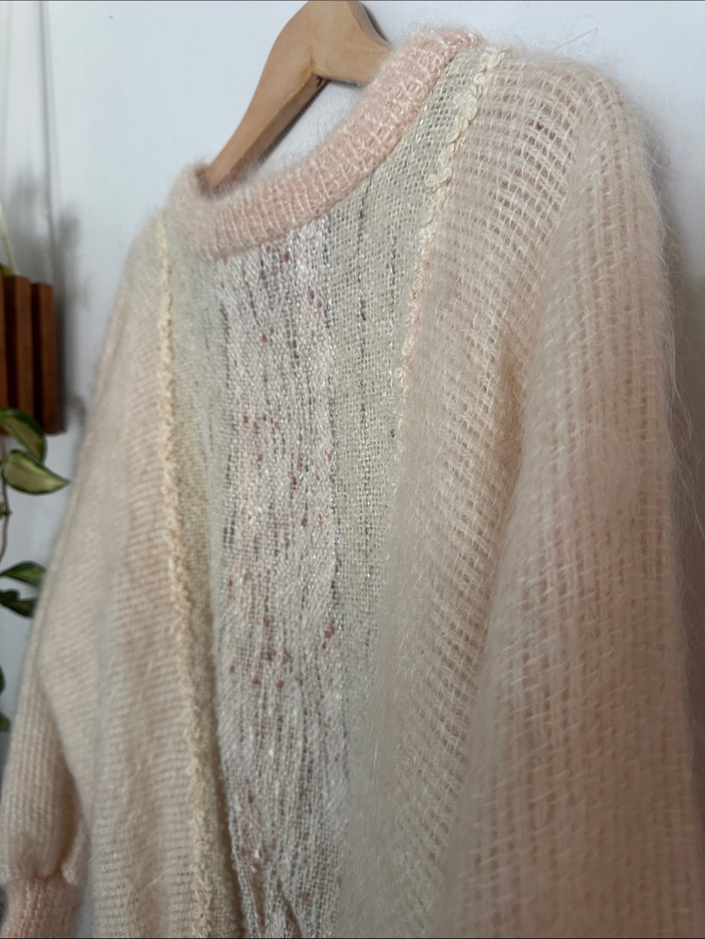 Vintage Handmade in Canada 80’s Mohair and Wool Sweater - Perfect Condition